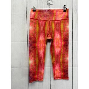 Bliss Splash Scale Ombre Cropped Leggings New Without Tags Size XS